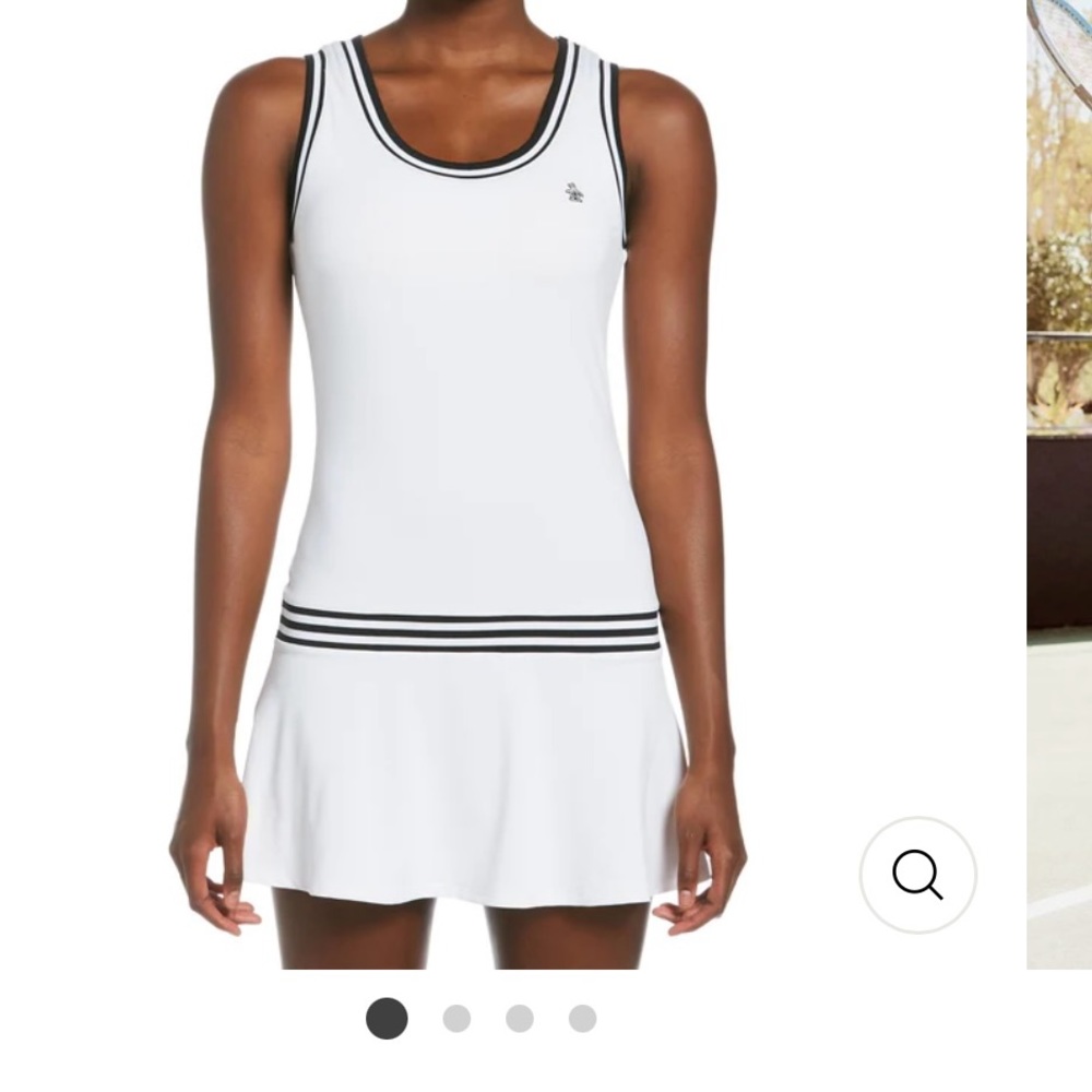 Original Penguin tennis dress. WOMEN'S ESSENTIAL DROP WAIST DRESS.